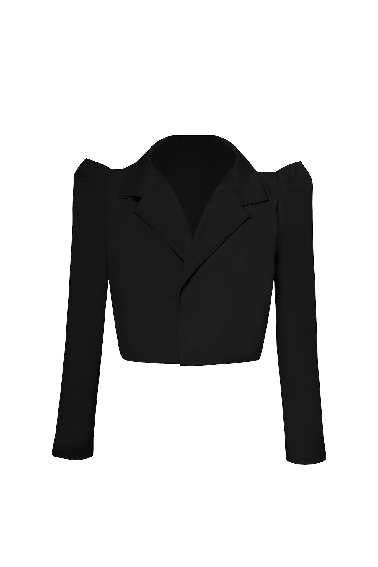 Shay Crop Blazer Black – Port de Bras