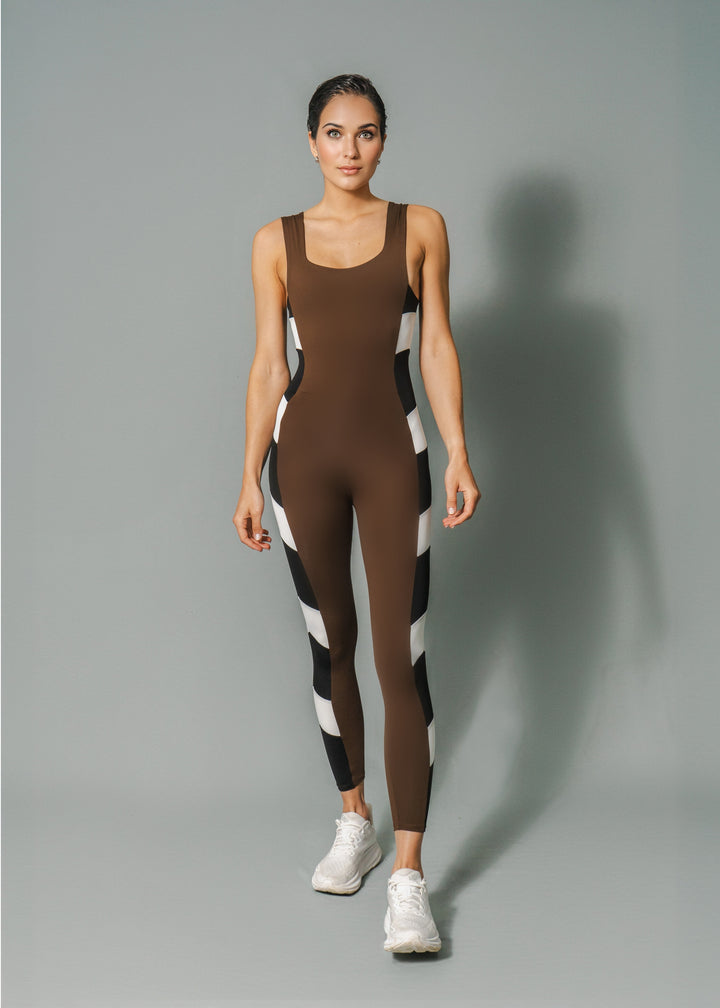 Arrow Unitard Dark Chocolate