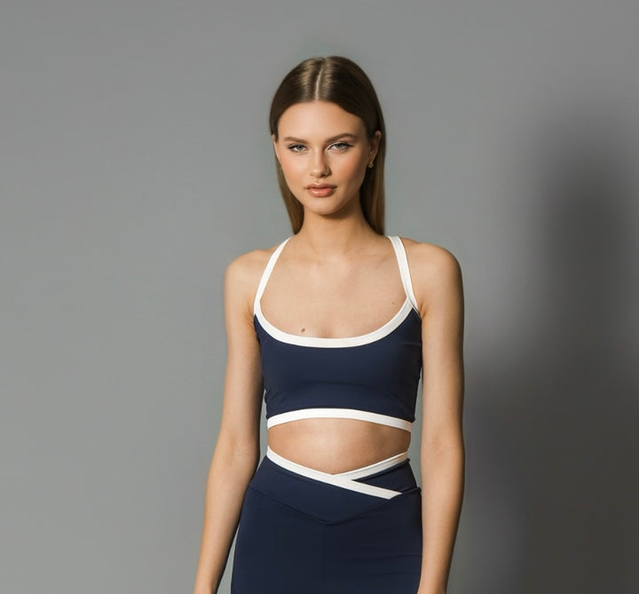 Vera Top Navy / Chantilly