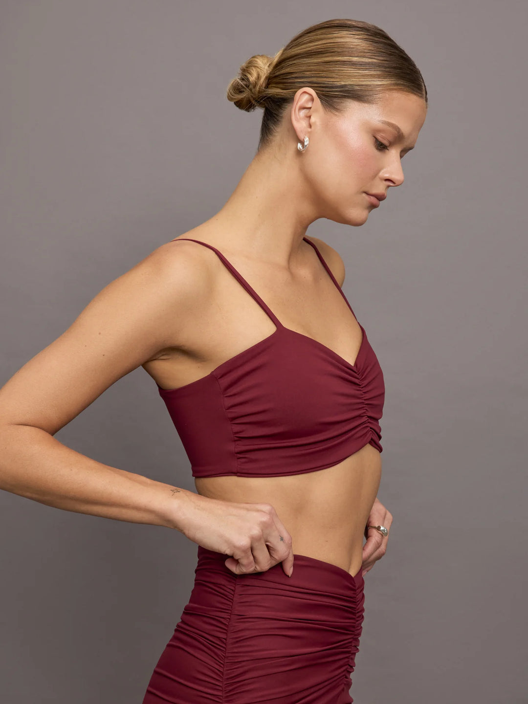 Ariadne Top Burgundy