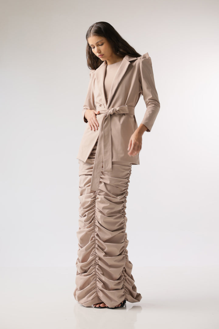 Sam Long Sleeve Maxi Dress Shake