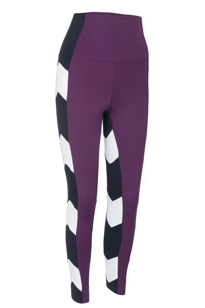 Double Arrow Legging Fig / Black / Chantilly